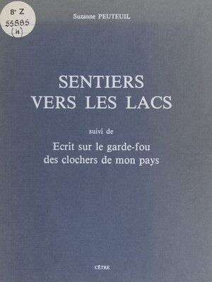 cover image of Sentiers vers les lacs